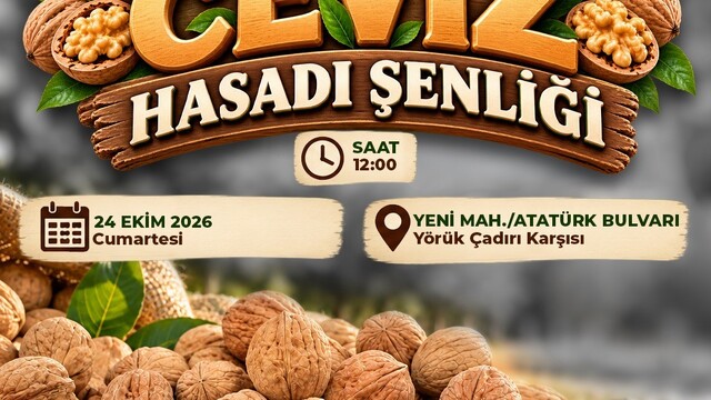 Çameli'de Ceviz Hasat Şenliği coşkusu yaşanacak