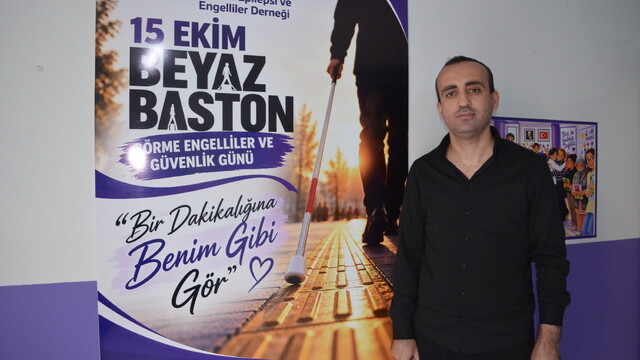Kocaeli'de vatandaşlar 1 dakikalığına görme engelli oldular