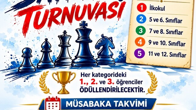 Bolvadin'de öğrenciler satranç turnuvasında yarışacak