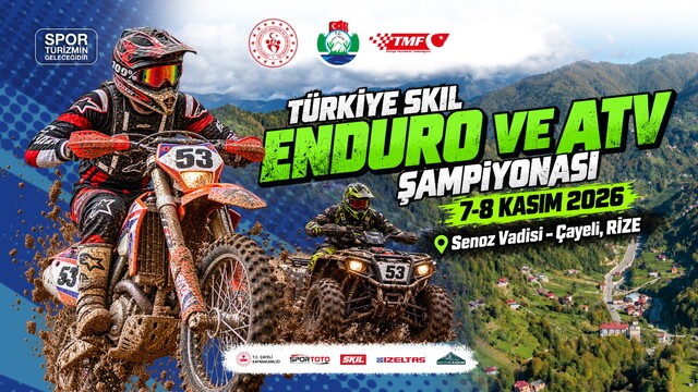 Türkiye SKIL Enduro ve ATV Şampiyonası, ikinci kez Rize'de düzenlenecek