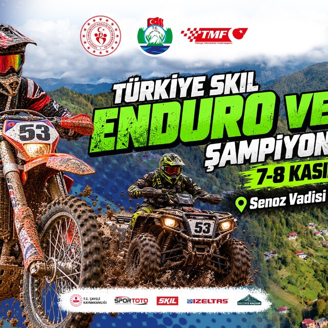 Türkiye SKIL Enduro ve ATV Şampiyonası, ikinci kez Rize'de düzenlenecek