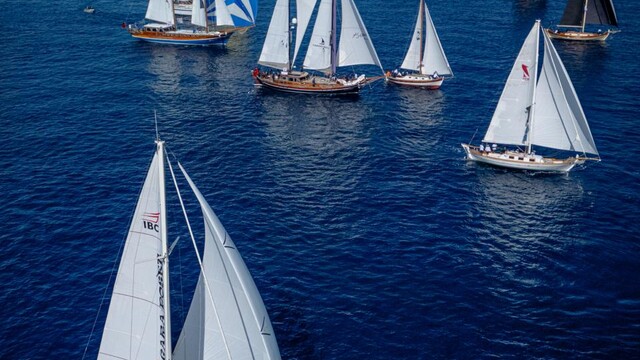 38. The Bodrum Cup'ta ikinci gün heyecanı Bodrum-Knidos rotasında sürdü