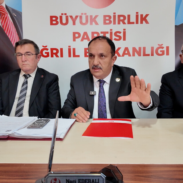 BBP Genel Başkan Yardımcısı Uğur Bulut, Ağrı'da konuştu: