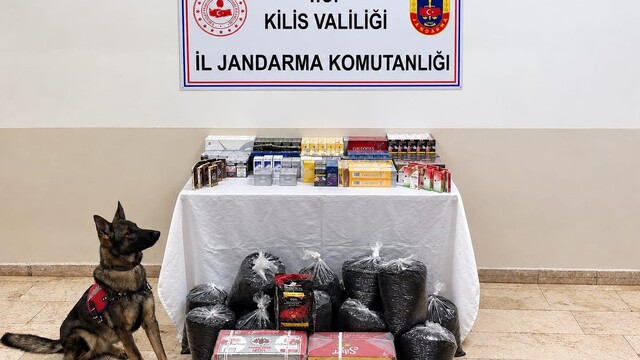 Kilis'te kaçakçılık operasyonunda 1 kişi hakkında işlem yapıldı