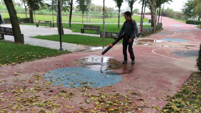 Büyükşehir'den park ve bahçelere düzenli bakım