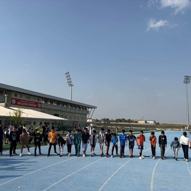 Muş'ta geleceğin milli atletleri yetiştiriliyor
