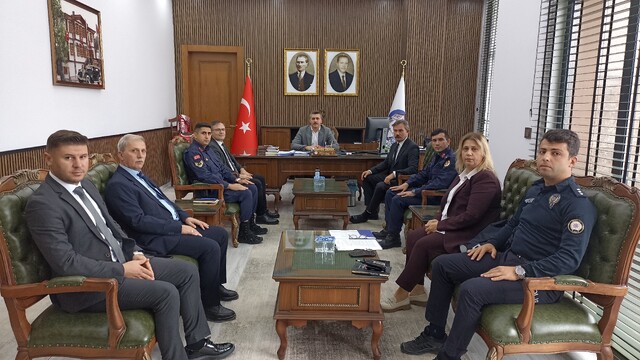 Havza'da KPSS sınavı için güvenlik toplantısı