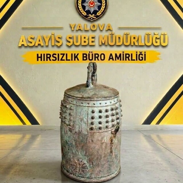 Yalova'da çalınan Japon Barış Çanı bulundu, 2 şüpheli tutuklandı