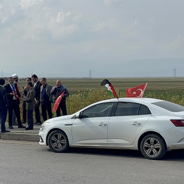 Ardahan'da Gazze'ye destek konvoyu düzenlendi