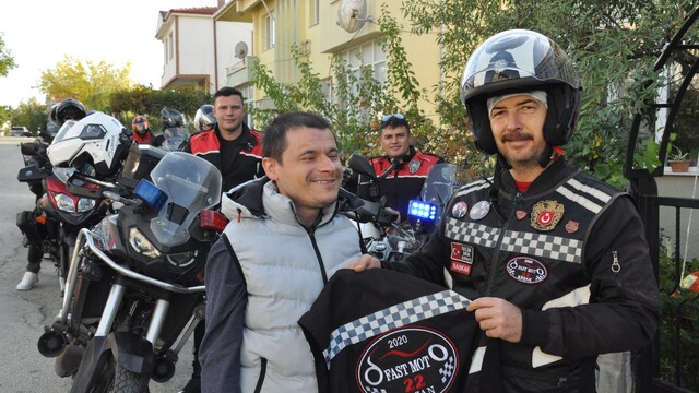 Motosiklet hayali gerçek olan görme engelli Sezgin Çalışkan: "Eve kapanmayın, dışarı çıkın"