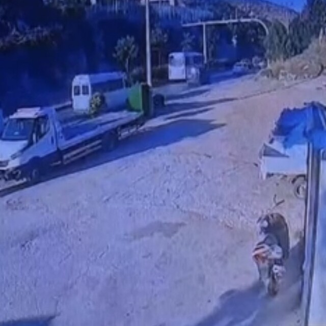 Bodrum'da TIR ile motosiklet çarpıştı, 1 ölü