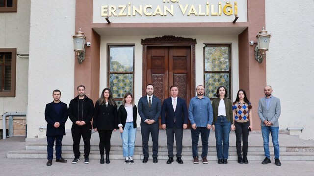 Vali Aydoğdu, İletişim Başkanlığı heyetini kabul etti