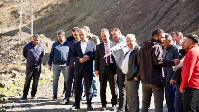 Üzümlü'de selden etkilenen köylerde çalışmalar incelendi