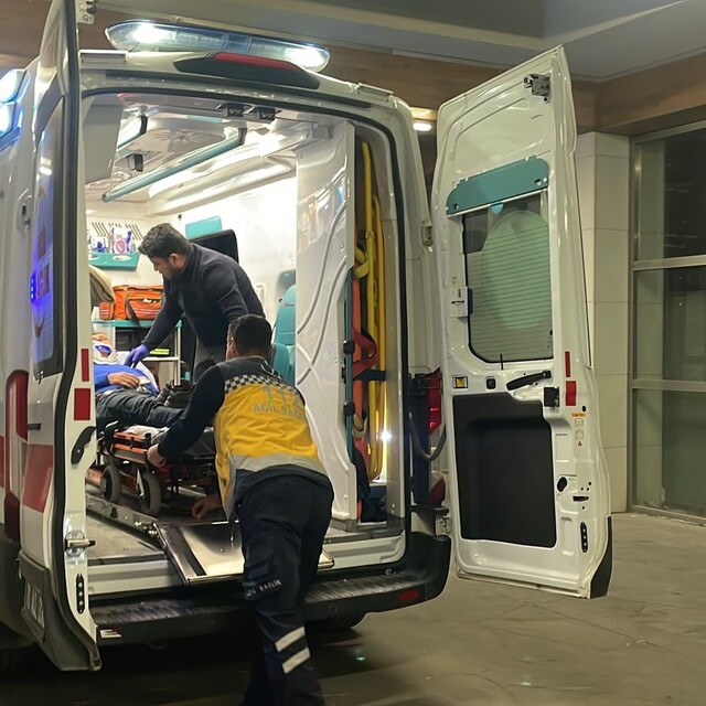 Karaman'da babasının ardından hastaneye giderken domuza çarptı