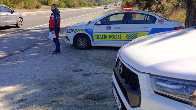 Tavşanlı'da hayvan nakillerine yönelik yol denetimi