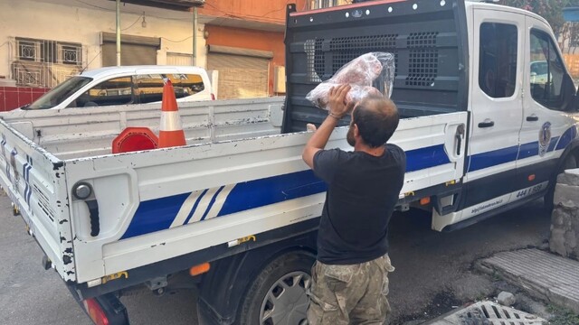 İmha edilmesi gereken bozuk etleri piyasaya sürmeye çalışan 4 şüpheli yakalandı