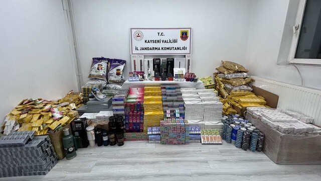 Kayseri'de kaçakçılık operasyonunda 2 zanlı yakalandı