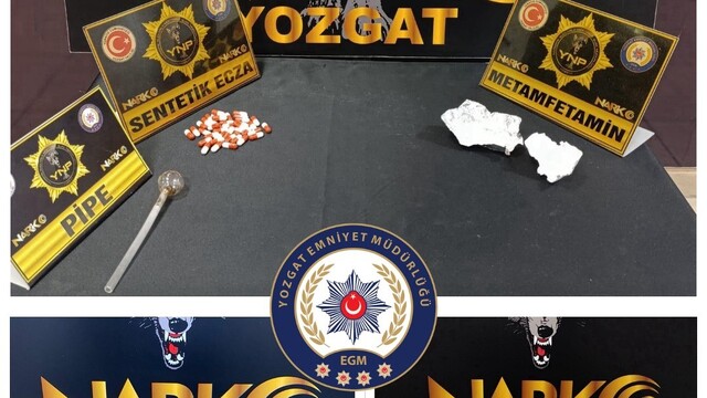 Yozgat'ta 430 adet sentetik ecza ele geçirildi