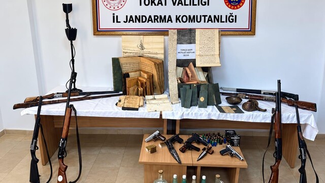 Tokat'ta silah kaçakçılığı operasyonunda 6 zanlı yakalandı