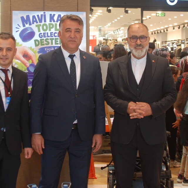 Kahramanmaraş'ta mavi kapaklarla 15 bin 700 engelli vatandaşa umut oldular