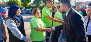 Mezitli Belediye Başkan Vekili Selağzı personelle bir araya geldi