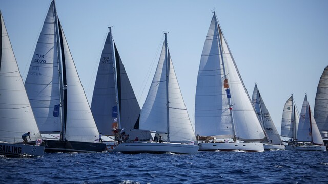 The Bodrum Cup'ta Knidos'tan Ortakent'e yelken heyecanı