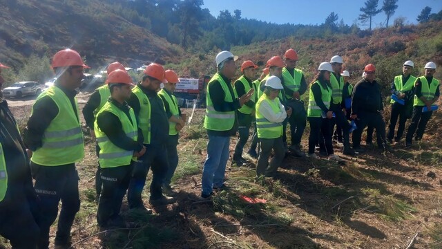 Akhisar'da ormanların geleceği için sahada eğitim