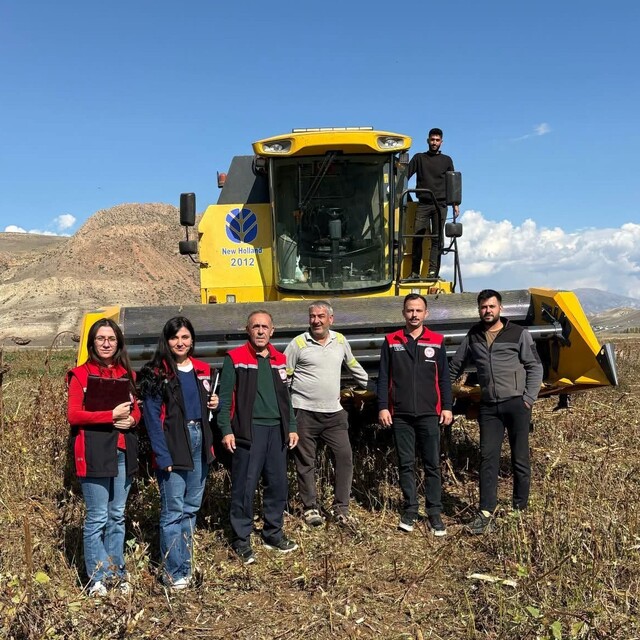 Erzincan'da ayçiçeği hasadında dane kaybına sıkı denetim