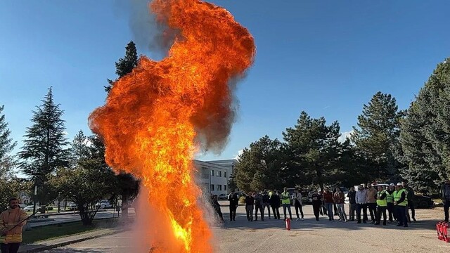 Erzincan'da yangın güvenliği ve ilk yardım eğitimi