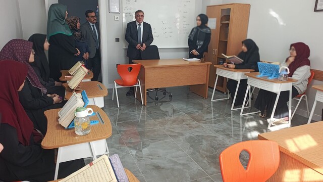 Erzincan İl Müftüsü Yazıcı'dan Kız Kur'an Kursuna ziyaret