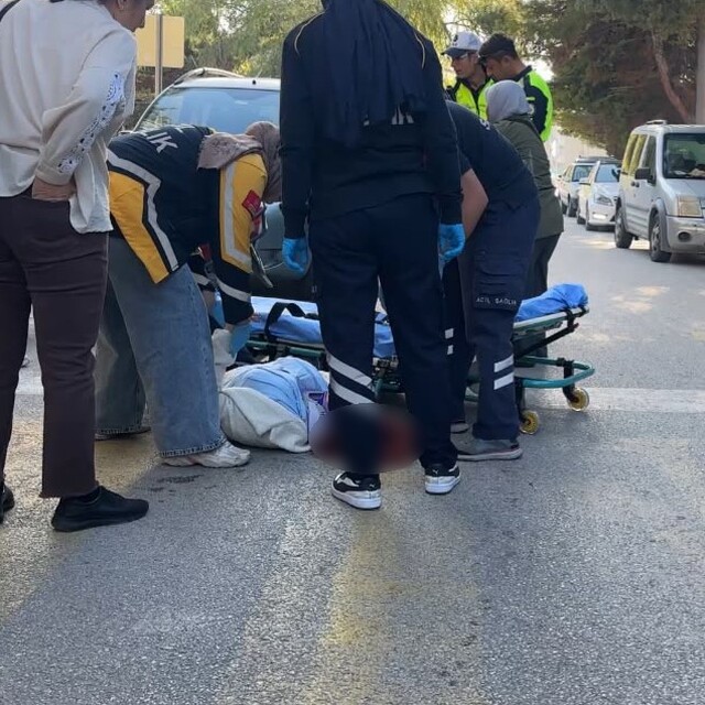 Burdur'da motosikletler çarpıştı: 2 yaralı