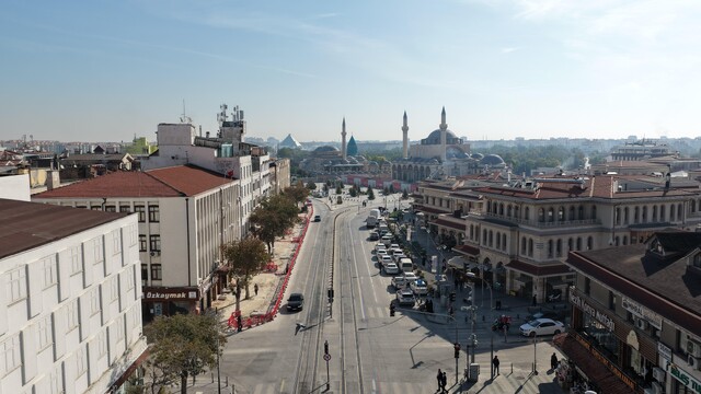 Konya'da tarihi cadde düzenlemesi Şeb-i Arus öncesi tamamlanacak