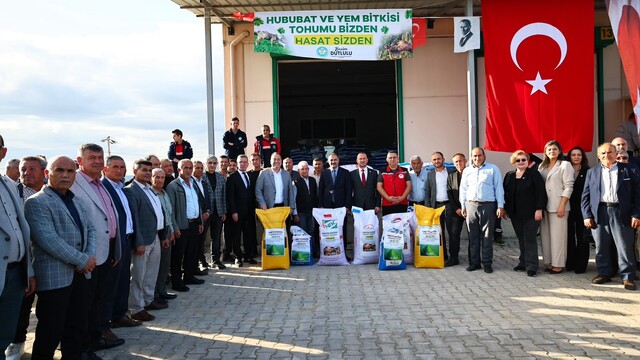 Tarlalar için tohum, ormanlar için tanker desteği