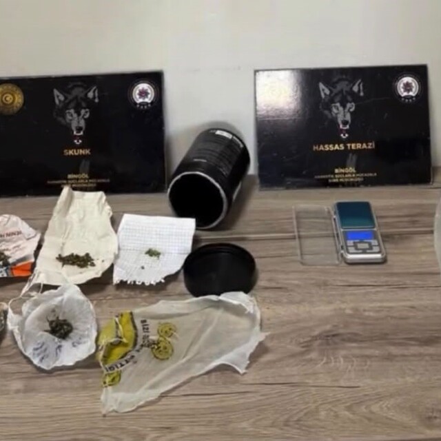 Bingöl'de uyuşturucu operasyonu: 1 kişi tutuklandı