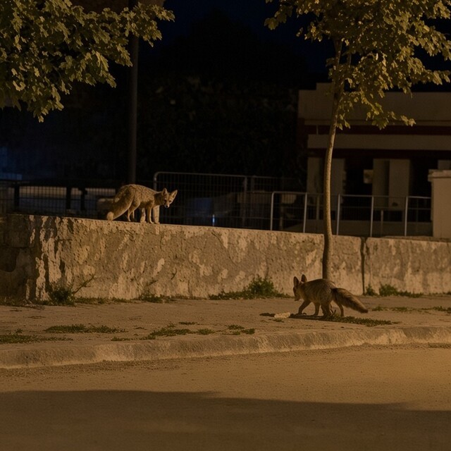 Tilkiler şehir merkezinde, ayılar köylerde görüldü