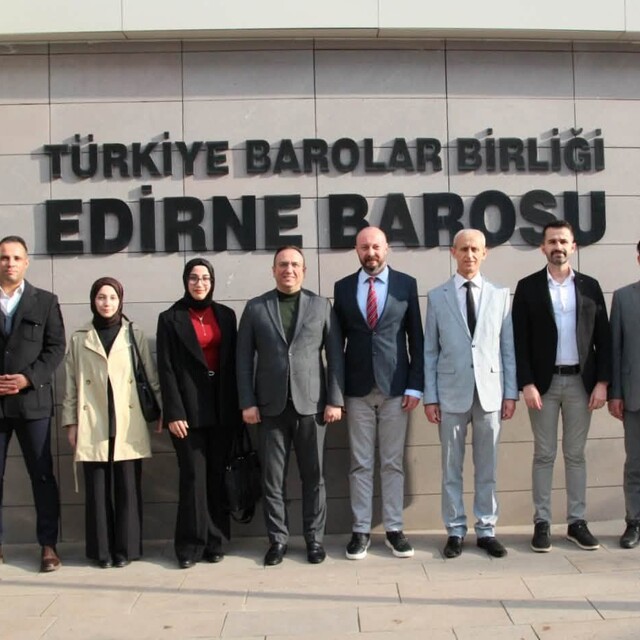 Saadet Partisi Genel Başkan Yardımcısı Tekin'den Edirne Barosuna ziyaret