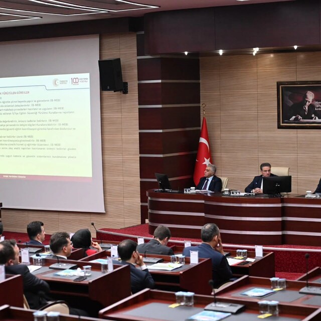 Erzurum'da okul güvenliği masaya yatırıldı