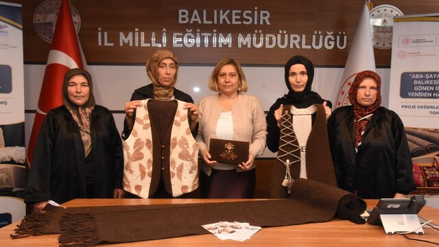 Aba-Şayak Dokumaları, Balıkesir Pullusu ve Gönen İğne Oyası üretimle geleceğe taşınıyor