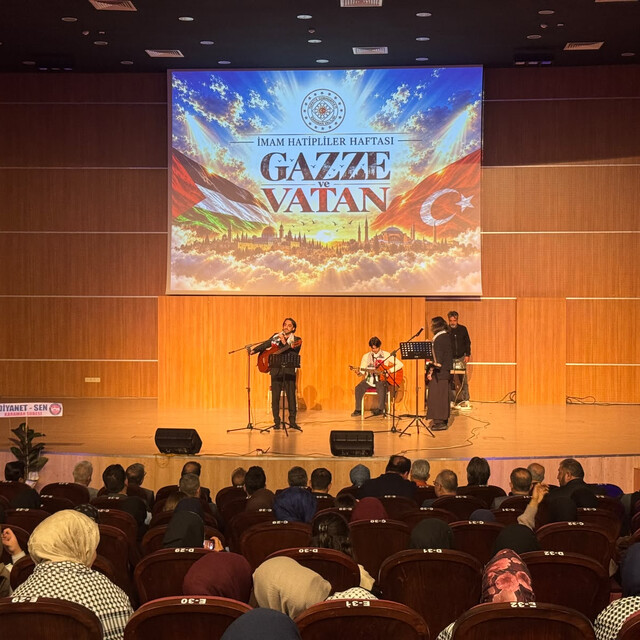 Karaman'da "Gazze ve Vatan" programı düzenlendi