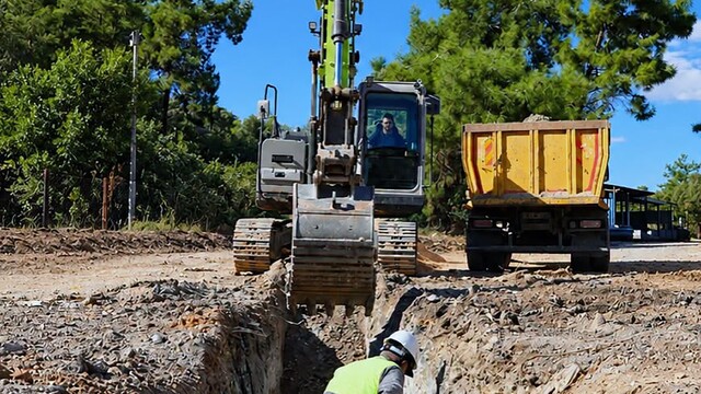 MUSKİ, Güllük'te su kesintilerini önlemek için hatları yeniliyor