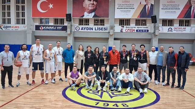 Aydın'da kamu çalışanları basketbol turnuvasında buluştu