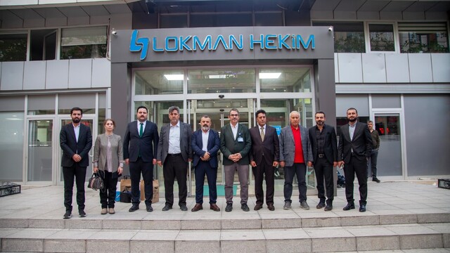 Kuzey Irak heyetinden Lokman Hekim Van Hastanesine ziyaret