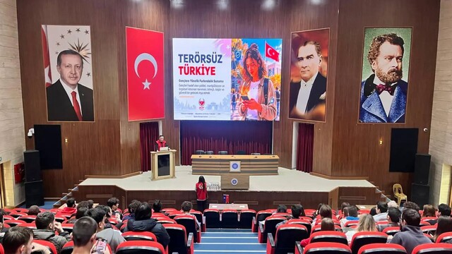 Tekirdağ NKÜ'de öğrencilere "Terörsüz Türkiye" eğitimi verildi