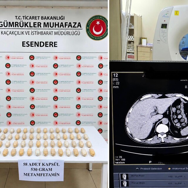 Esendere'de 1 kilo metamfetamin ele geçirildi
