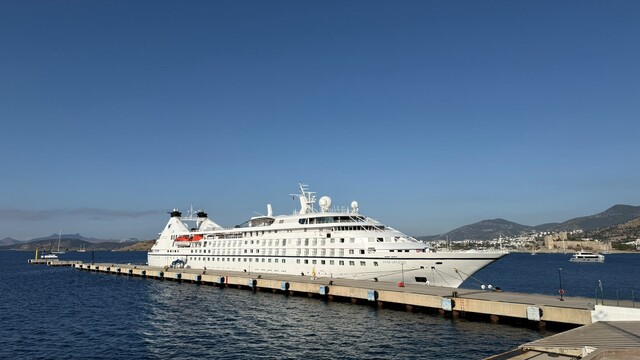 "Star Legend" kruvaziyeri Bodrum'a 300 turist getirdi