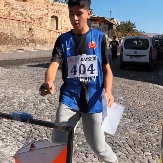 Kayseri'de Okul Sporları Müsabakaları Oryantiring yarışlarıyla başladı