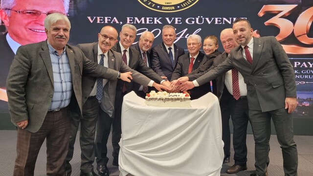 Canik Esnaf ve Sanatkarlar Kredi ve Kefalet Kooperatifi 30. yılını kutladı