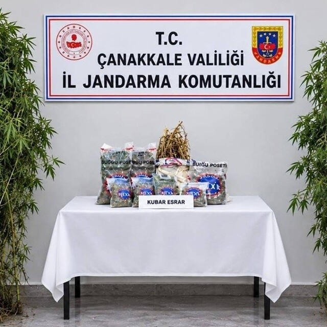 Çanakkale'de uyuşturucu operasyonuna 1 tutuklama