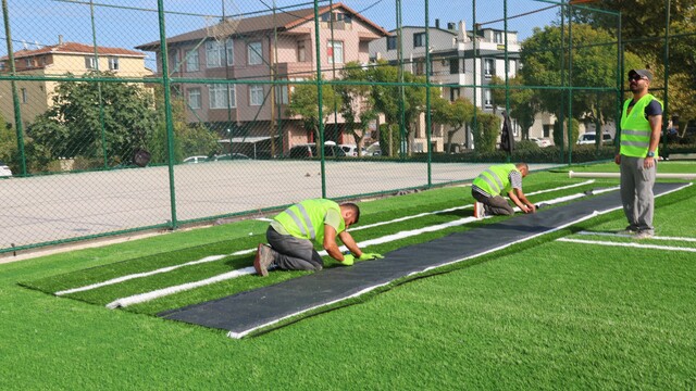 Darıca'da 14 mahalleye park ve spor alanı yatırımı