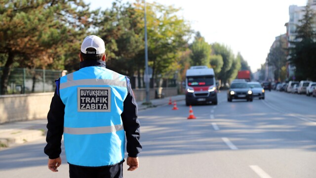 Eskişehir'de minibüslere ortak denetim
